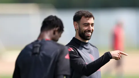Bruno Fernandes, jogador do Manchester United. Foto: Getty Images