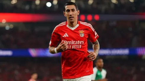 Ángel Di María confirmou o adeus ao Benficca no final da época. Foto: Gualter Fatia/Getty Images