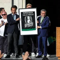 Carlos Moedas, no meio de assobios, elogia Sporting, Frederico Varandas e Viktor Gyokeres: “Superou os seus…”