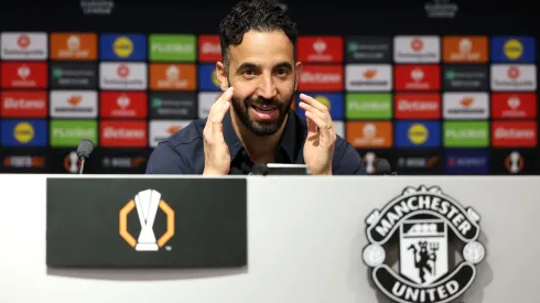 Ruben Amorim fez a antevisão da final da Europa League, entre Tottenham e Manchester United. Foto: Getty