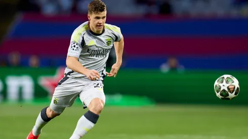 Samuel Dahl está no Benfica por empréstimo da Roma. Foto: Getty Images.