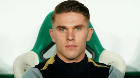 Viktor Gyokeres não abriu o jogo quanto ao futuro. Foto: Gualter Fatia/Getty Images