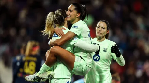 A equipa do Barcelona poderá conquistar três edições seguidas se vencer o Arsenal na final. Foto: Jasmin Walter/Getty Images