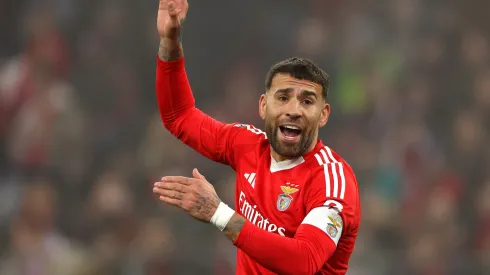 Nicolás Otamendi, capitão do Benfica. Foto: Getty Images