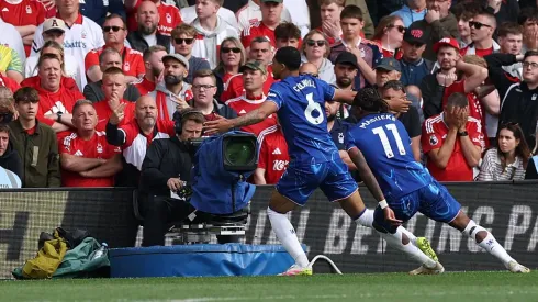 Levi Colwill marcou o golo da vitória do Chelsea sobre o Forest. Foto: Getty Images