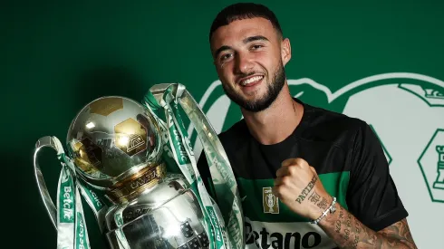 Zeno Debast campeão nacional pelo Sporting. Foto: Sporting CP