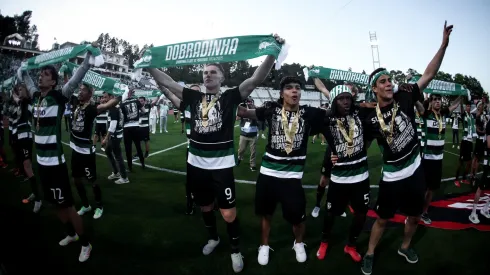 Sporting completou dobradinha do futebol português. Foto: Sporting CP