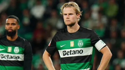 Morten Hjulmand, capitão do Sporting. Foto: Getty Images