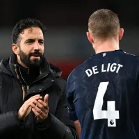 Matthijs de Ligt elogia Rúben Amorim e diz perceber o que o português quer para o Manchester United