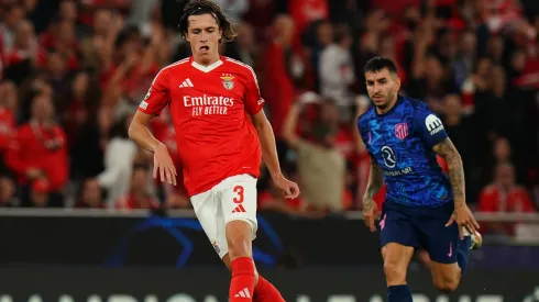Carreras está perto de trocar o Benfica pelo Real Madrid. Foto: Gualter Fatia/Getty Images.