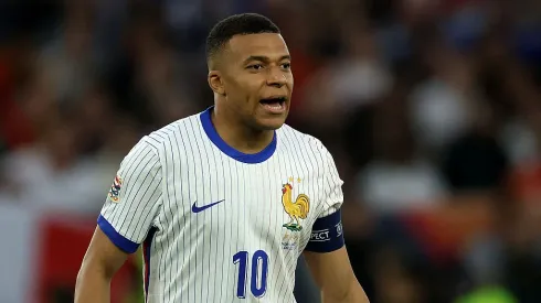 Kylian Mbappé marcou o seu golo em Espanha x França. Foto: Getty Images