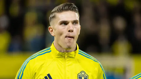Gyokeres, do Sporting, especulado no Manchester United. Foto: Michael Campanella/Getty Images.