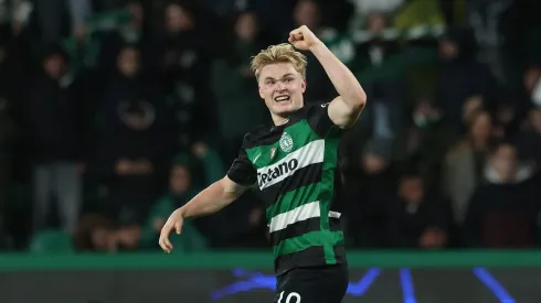 Conrad Harder diz estar pronto para fazer as vezes de Viktor Gyokeres. Foto: Carlos Rodrigues/Getty Images