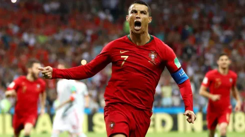 Cristiano Ronaldo no Portugal x Espanha do Mundial 2018. Foto: Getty Images
