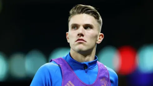 Viktor Gyokeres, avançado do Sporting, recusou o Al Hilal. Foto: Getty Images