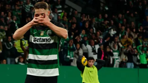 Gyokeres, em crise no Sporting, é alvo da Juventus. Foto: Gualter Fatia/Getty Images.