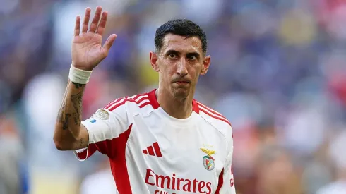 Di María em ação em Boca Juniors x Benfica. Foto: Getty Images