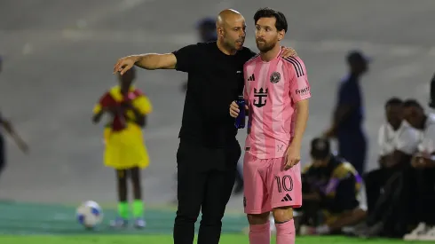 Javier Mascherano deu mais elogios a Lionel Messi, após o Inter Miami x FC Porto no Mundial de Clubes. Foto: Getty