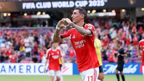 Di María marcou dois dos golos do Benfica. Foto: Alex Grimm/Getty Images