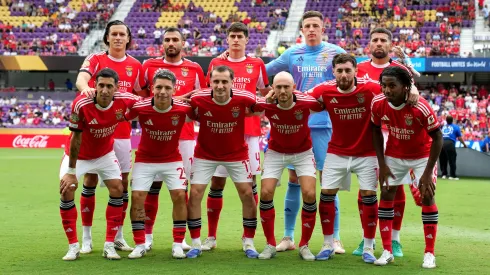 O 11 inicial do Benfica para o jogo contra o Auckland City. Foto: Getty