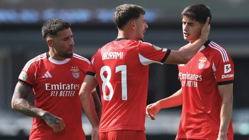 António Silva, central do Benfica, teve muito trabalho no encontro frente ao poderoso Bayern Munique.