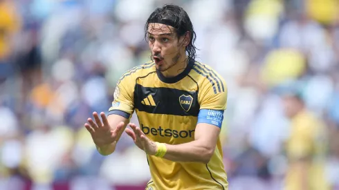 Edinson Cavani durante o Auckland City x Boca Juniors. Foto: Getty