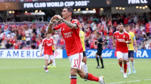 Ángel Di María, extremo argentino, poderá fazer o seu último jogo com os encarnados no Benfica x Chelsea. Foto: Getty