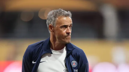Luis Enrique, treinador do PSG. Foto: Getty Images