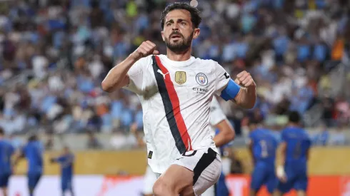 Bernardo Silva na eliminação do Manchester City do Mundial de Clubes. Foto: Getty Images