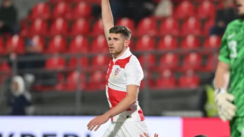 Dominik Prpic, alvo do FC Porto, ao serviço dos sub-21 da Croácia. Foto: Levan Verdzeuli/Getty Images