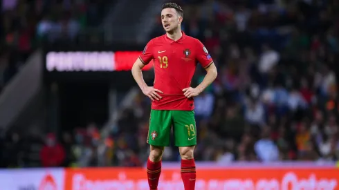 Luto: Diogo Jota faleceu num acidente de viação. Foto: Octavio Passos/Getty Images