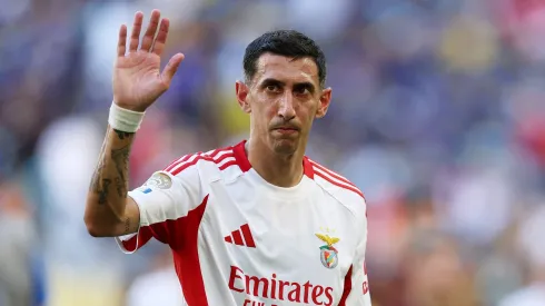Ángel Di María despediu-se oficialmente do Benfica durante o Mundial de Clubes 2025. Foto: Getty