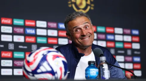 Luis Enrique fez a antevisão do PSG x Bayern, em conferência de imprensa. Foto: Getty