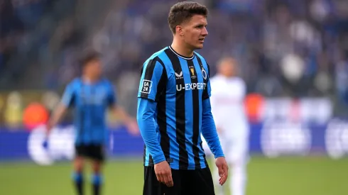 Tzolis em ação pelo Club Brugge. Foto: Getty Images