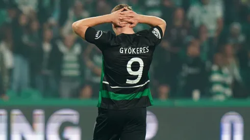 Viktor Gyokeres apreensivo com Sporting. Foto: Getty Images