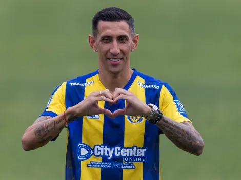 Di María regressa ao Rosario Central e apresenta-se com emoção