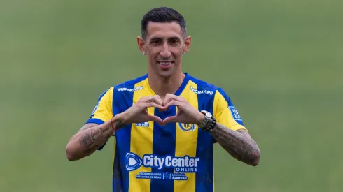 Ángel Di María voltou ao Rosario Central, o clube onde se formou. Foto: Getty