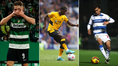 Gyokeres, Chiquinho e Hevertton Santos. Foto: Getty Images