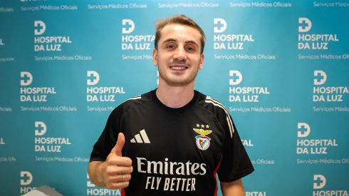 Kerem Aktürkoglu, jogador do Benfica. Foto: SL Benfica