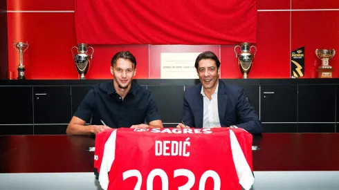 Amar Dedic, reforço do Benfica. Foto: SL Benfica