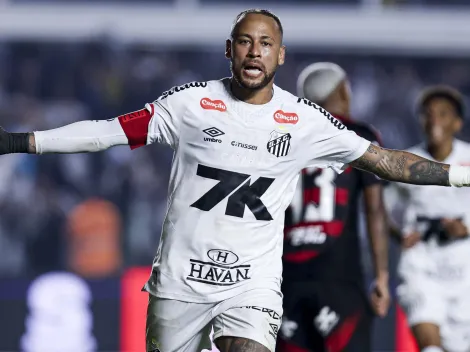 Santos x Flamengo: Neymar marca e dá lição a Filipe Luís