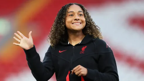 Olivia Smith continuará a jogar em Inglaterra, mas mudar-se-á do Liverpool para o Arsenal. Foto: Getty