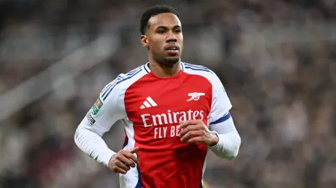 Gabriel Magalhães, defesa do Arsenal, falou sobre Gyokeres. Foto: Getty Images
