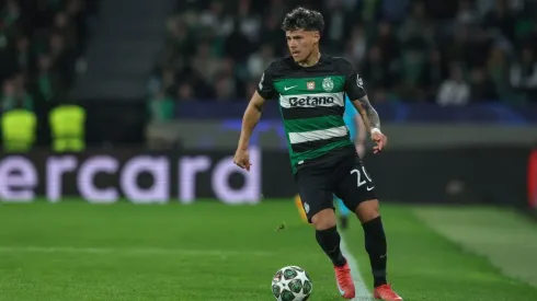 Maxi Araújo, do Sporting, entrou na mira da Atalanta. Foto: Getty Images