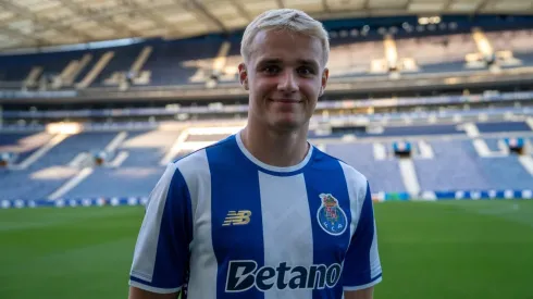 Victor Froholdt, médio dinamarquês, reforço do FC Porto para a época 2025/26, contratado ao FC Copenhaga.