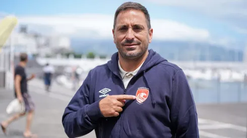 Vasco Matos, treinador do conjunto açoriano. Foto: CD Santa Clara
