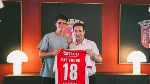 Pau Víctor, reforço do SC Braga. Foto: SC Braga