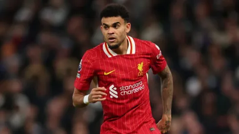Luis Díaz, extremo do Liverpool. Foto: Getty Images