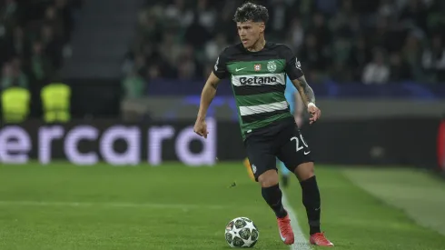 Maxi Araújo em ação pelo Sporting. Foto: Getty Images