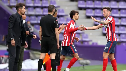 João Félix e Saúl, do Flamengo, no Atlético Madrid: Angel Martinez/Getty Images